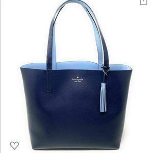 Blue Kate Spade tote